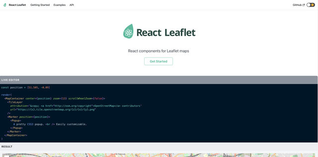 React-Leaflet